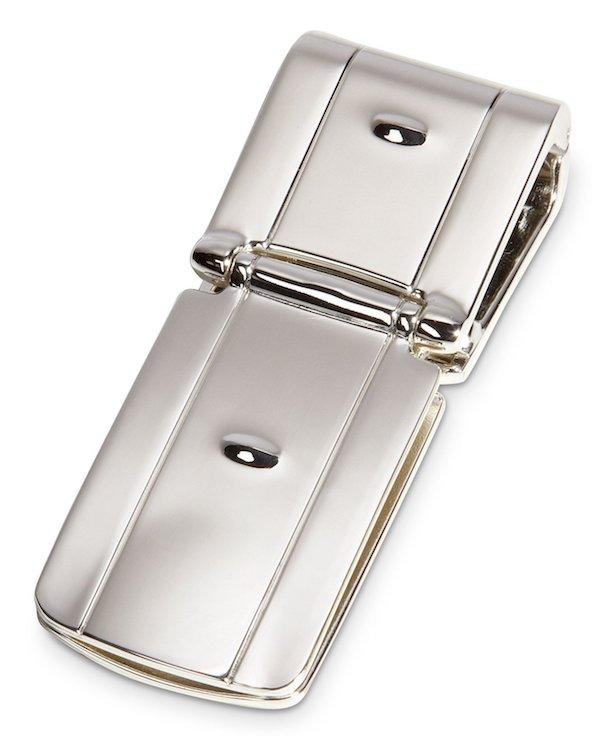 New Brand Luxury Business Man money clip wallet with metal clamp