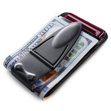 Load image into Gallery viewer, Geneva Black Mesh MoneyClamp® with Wallet