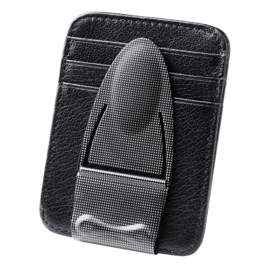 Geneva Black Mesh MoneyClamp® with Wallet