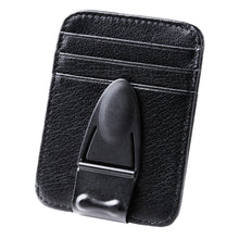 Load image into Gallery viewer, Mini Geneva Black Matte MoneyClamp® with Wallet