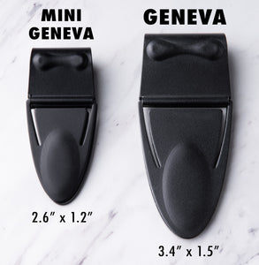 Mini Geneva Black Matte MoneyClamp® with Wallet