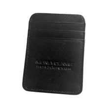 Load image into Gallery viewer, Black Leather Wallet with Apple Air Tag Pocket - Money Clamp